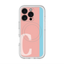 スリムプロテクションプレミアムケース with MagSafe［ オリジナル - initial color line - C pink ］