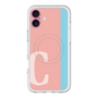 スリムプロテクションプレミアムケース with MagSafe［ オリジナル - initial color line - C pink ］