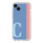 スリムプロテクションプレミアムケース with MagSafe［ オリジナル - initial color line - C blue ］