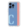 スリムプロテクションプレミアムケース with MagSafe［ オリジナル - initial color line - C blue ］