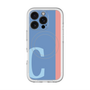 スリムプロテクションプレミアムケース with MagSafe［ オリジナル - initial color line - C blue ］
