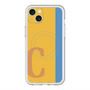 スリムプロテクションプレミアムケース with MagSafe［ オリジナル - initial color line - C orange ］