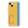 スリムプロテクションプレミアムケース with MagSafe［ オリジナル - initial color line - C orange ］