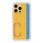 スリムプロテクションプレミアムケース with MagSafe［ オリジナル - initial color line - C orange ］