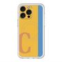 スリムプロテクションプレミアムケース with MagSafe［ オリジナル - initial color line - C orange ］