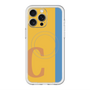 スリムプロテクションプレミアムケース with MagSafe［ オリジナル - initial color line - C orange ］