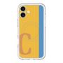 スリムプロテクションプレミアムケース with MagSafe［ オリジナル - initial color line - C orange ］