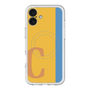 スリムプロテクションプレミアムケース with MagSafe［ オリジナル - initial color line - C orange ］