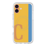 スリムプロテクションプレミアムケース with MagSafe［ オリジナル - initial color line - C orange ］