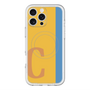 スリムプロテクションプレミアムケース with MagSafe［ オリジナル - initial color line - C orange ］