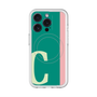 スリムプロテクションプレミアムケース with MagSafe［ オリジナル - initial color line - C green ］