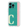 スリムプロテクションプレミアムケース with MagSafe［ オリジナル - initial color line - C green ］