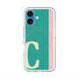 スリムプロテクションプレミアムケース with MagSafe［ オリジナル - initial color line - C green ］