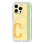 スリムプロテクションプレミアムケース with MagSafe［ オリジナル - initial color line - C yellow ］