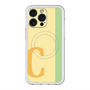 スリムプロテクションプレミアムケース with MagSafe［ オリジナル - initial color line - C yellow ］