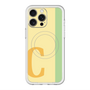スリムプロテクションプレミアムケース with MagSafe［ オリジナル - initial color line - C yellow ］