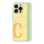スリムプロテクションプレミアムケース with MagSafe［ オリジナル - initial color line - C yellow ］