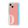 スリムプロテクションプレミアムケース with MagSafe［ オリジナル - initial color line - D pink ］