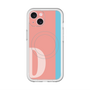 スリムプロテクションプレミアムケース with MagSafe［ オリジナル - initial color line - D pink ］
