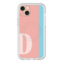 スリムプロテクションプレミアムケース with MagSafe［ オリジナル - initial color line - D pink ］