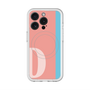 スリムプロテクションプレミアムケース with MagSafe［ オリジナル - initial color line - D pink ］