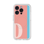スリムプロテクションプレミアムケース with MagSafe［ オリジナル - initial color line - D pink ］