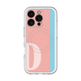 スリムプロテクションプレミアムケース with MagSafe［ オリジナル - initial color line - D pink ］