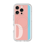 スリムプロテクションプレミアムケース with MagSafe［ オリジナル - initial color line - D pink ］