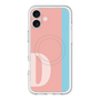 スリムプロテクションプレミアムケース with MagSafe［ オリジナル - initial color line - D pink ］