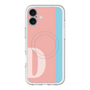 スリムプロテクションプレミアムケース with MagSafe［ オリジナル - initial color line - D pink ］