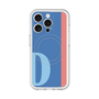スリムプロテクションプレミアムケース with MagSafe［ オリジナル - initial color line - D blue ］