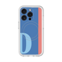 スリムプロテクションプレミアムケース with MagSafe［ オリジナル - initial color line - D blue ］