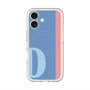 スリムプロテクションプレミアムケース with MagSafe［ オリジナル - initial color line - D blue ］