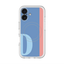 スリムプロテクションプレミアムケース with MagSafe［ オリジナル - initial color line - D blue ］
