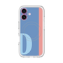 スリムプロテクションプレミアムケース with MagSafe［ オリジナル - initial color line - D blue ］