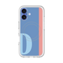 スリムプロテクションプレミアムケース with MagSafe［ オリジナル - initial color line - D blue ］