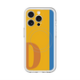 スリムプロテクションプレミアムケース with MagSafe［ オリジナル - initial color line - D orange ］
