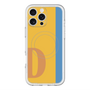 スリムプロテクションプレミアムケース with MagSafe［ オリジナル - initial color line - D orange ］