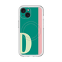 スリムプロテクションプレミアムケース with MagSafe［ オリジナル - initial color line - D green ］
