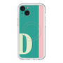 スリムプロテクションプレミアムケース with MagSafe［ オリジナル - initial color line - D green ］