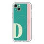 スリムプロテクションプレミアムケース with MagSafe［ オリジナル - initial color line - D green ］