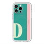 スリムプロテクションプレミアムケース with MagSafe［ オリジナル - initial color line - D green ］