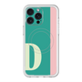 スリムプロテクションプレミアムケース with MagSafe［ オリジナル - initial color line - D green ］