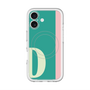 スリムプロテクションプレミアムケース with MagSafe［ オリジナル - initial color line - D green ］