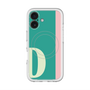 スリムプロテクションプレミアムケース with MagSafe［ オリジナル - initial color line - D green ］