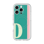 スリムプロテクションプレミアムケース with MagSafe［ オリジナル - initial color line - D green ］