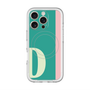 スリムプロテクションプレミアムケース with MagSafe［ オリジナル - initial color line - D green ］
