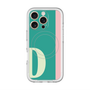 スリムプロテクションプレミアムケース with MagSafe［ オリジナル - initial color line - D green ］