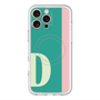 スリムプロテクションプレミアムケース with MagSafe［ オリジナル - initial color line - D green ］
