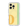 スリムプロテクションプレミアムケース with MagSafe［ オリジナル - initial color line - D yellow ］